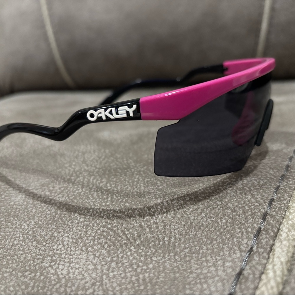 Oakley Black and Pink Sport Sunglasses